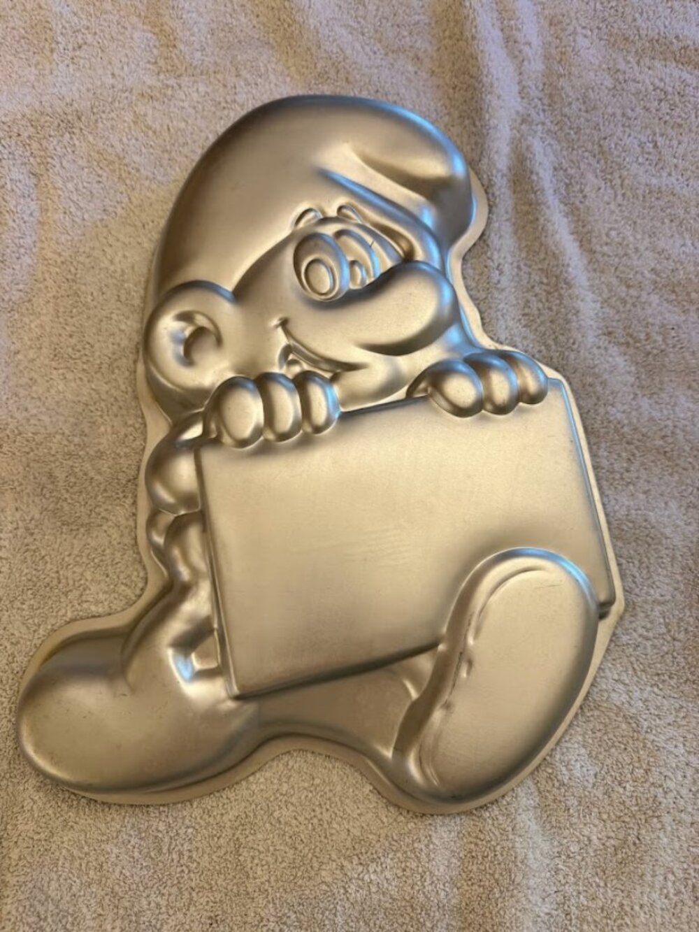Vintage 1983 Wilton Smurf Shaped Cake Pan #502-4033
